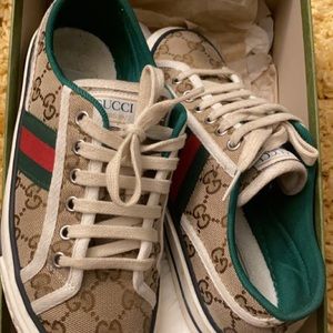 Authentic Gucci women GG tennis 1977 sneakers